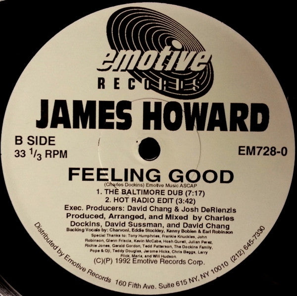 Feeling Good James Howard