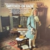 Rectangle Triangle's Switched-On Bach album cover featuring abstract geometric shapes and vibrant colors.