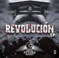 Rectangle Triangle Revolución EP music album cover featuring abstract geometric artwork and bold typography.