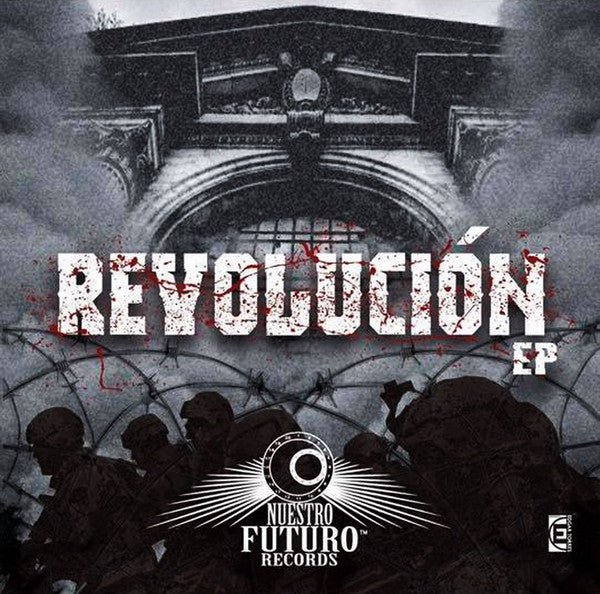 Rectangle Triangle Revolución EP music album cover featuring abstract geometric artwork and bold typography.