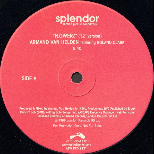 Splendor - Original Motion Picture Soundtrack (Promo Sampler) | Rectangle Triangle  