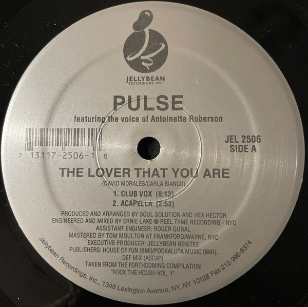 The Lover That You Are Pulse (3),Antoinette Roberson