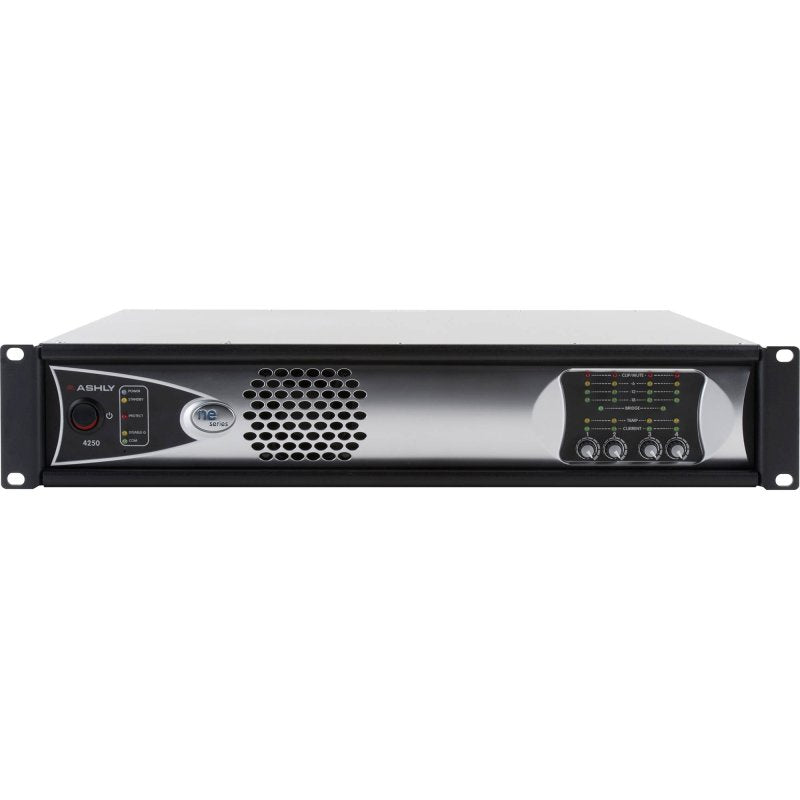 Ashly NE4250.70BD 4-Channel 1000W Network-Enabled Power Amplifier with OPDAC4 and OPDante Cards (70V) 