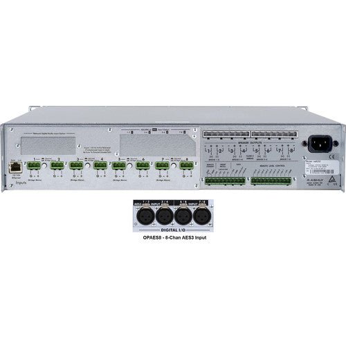 Ashly NE8250.70PED 8-Channel 2000W Network-Enabled Power Amplifier with AES3 & Protea DSP Software Suite (Low-Z)