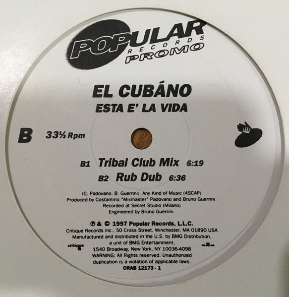 Esta E' La Vida El Cubano