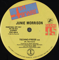 Junie Morrison - Techno-Freqs, 12" vinyl, on 4th & Broadway (1984)