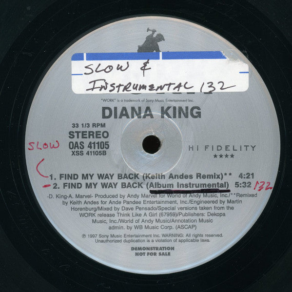 Find My Way Back Diana King
