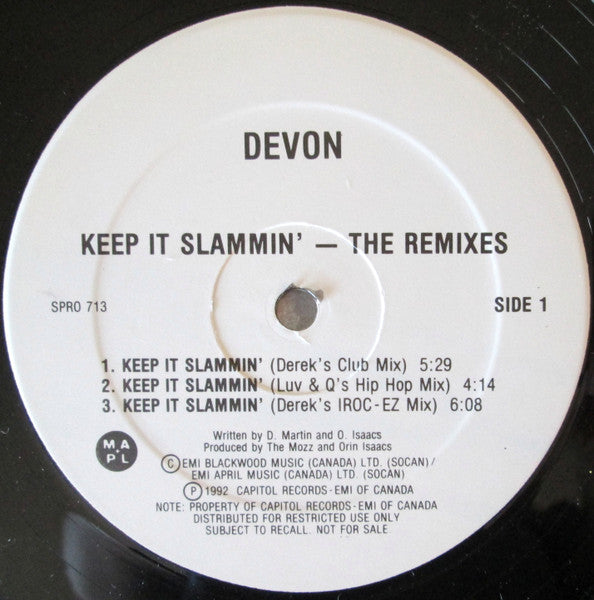 Keep It Slammin' - The Remixes Devon (11)