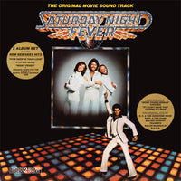 Rectangle Triangle Saturday Night Fever original movie soundtrack album cover with vibrant disco-themed artwork.