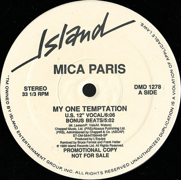 My One Temptation