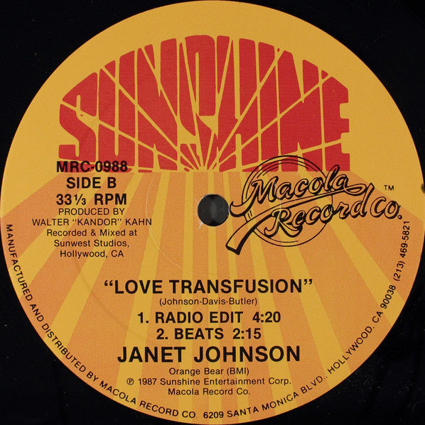 Love Transfusion Janet Johnson