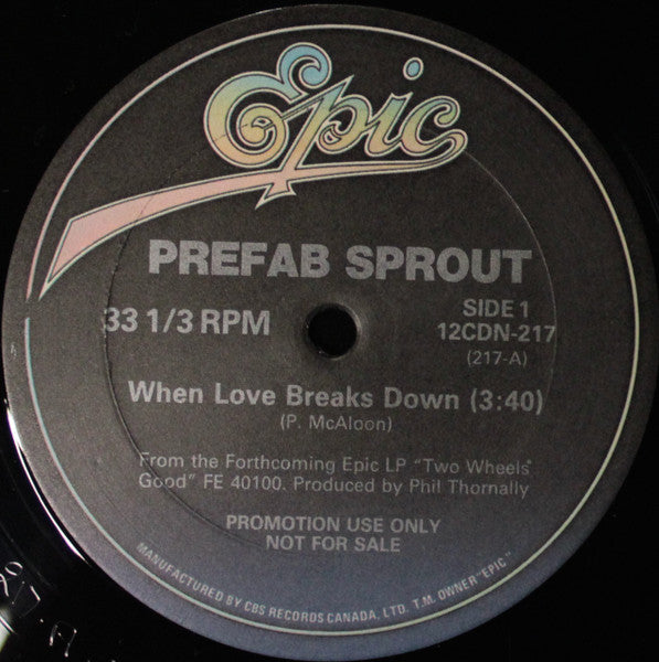When Love Breaks Down Prefab Sprout
