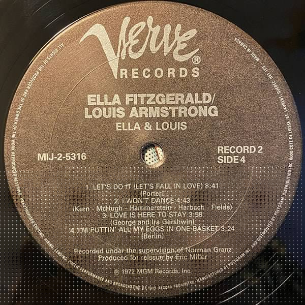 Ella & Louis Ella Fitzgerald,Louis Armstrong