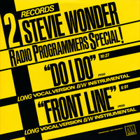 Stevie Wonder - Do I Do / Front Line, 2x12" vinyl, on Motown (1982)