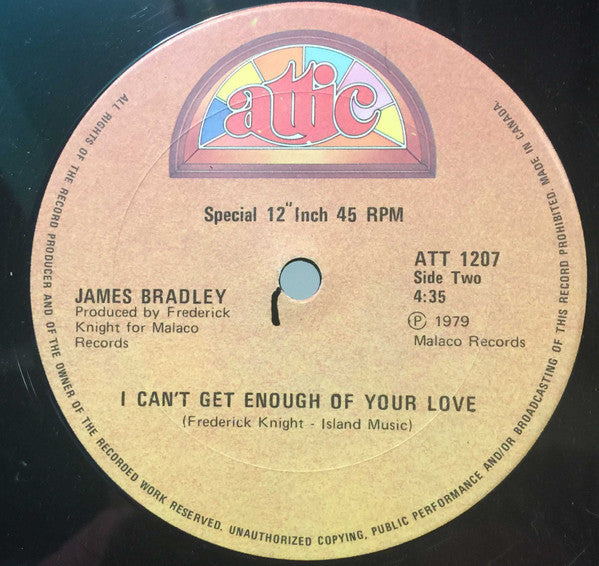 I'm In Too Deep / I Can't Get Enough Of Your Love James Bradley (2)