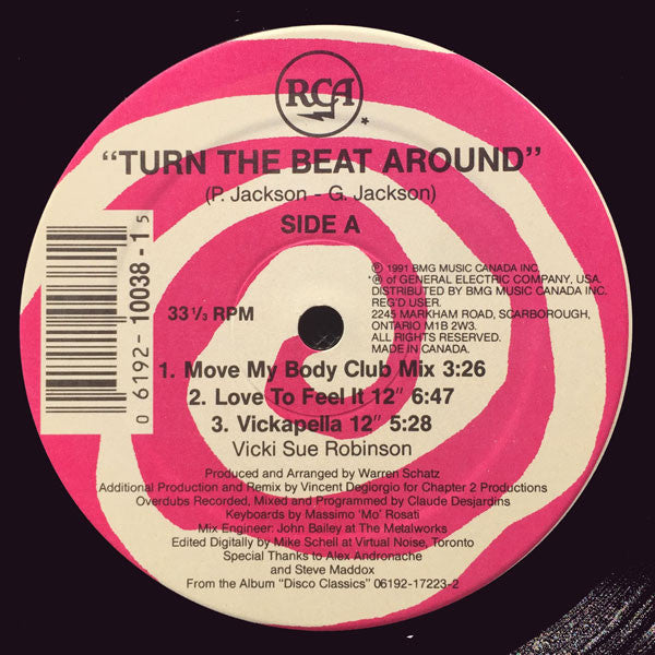 Turn The Beat Around (1991 Remixes)