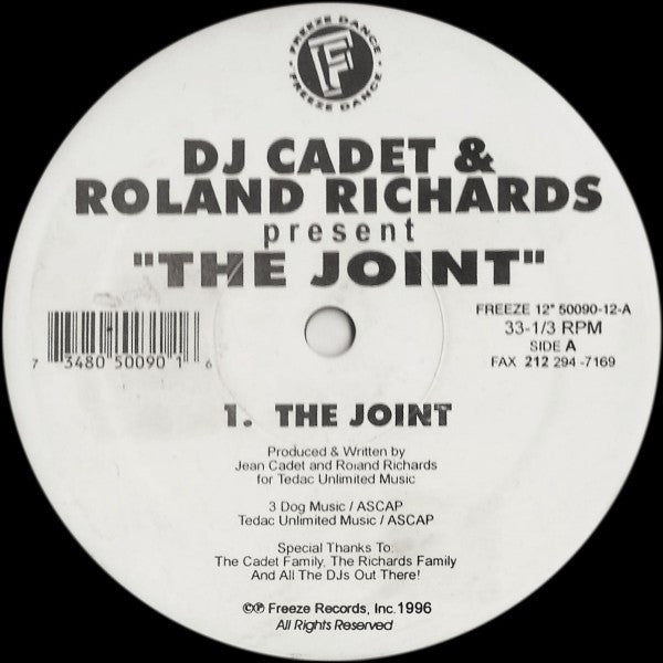 The Joint DJ Cadet,Roland Richards