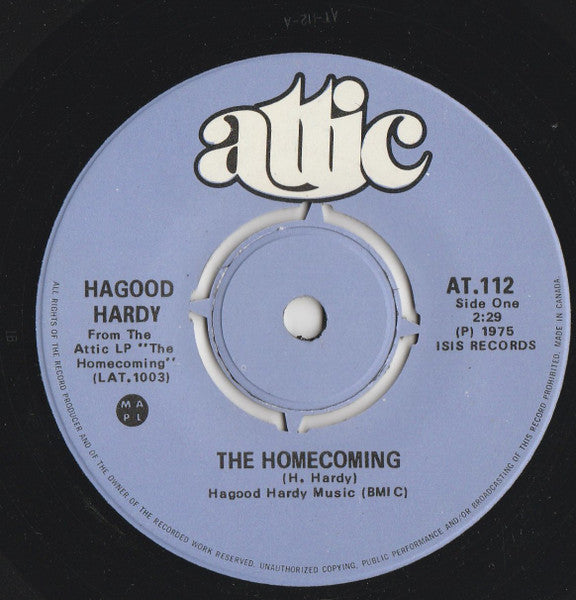 The Homecoming Hagood Hardy
