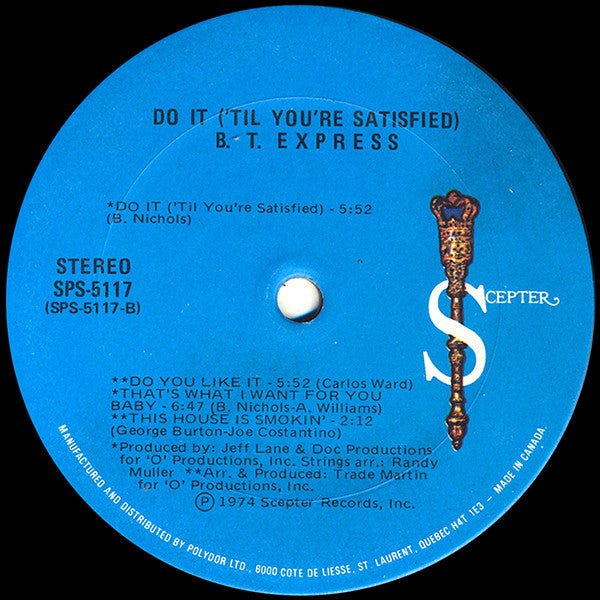 Do It ('Til You're Satisfied) B.T. Express
