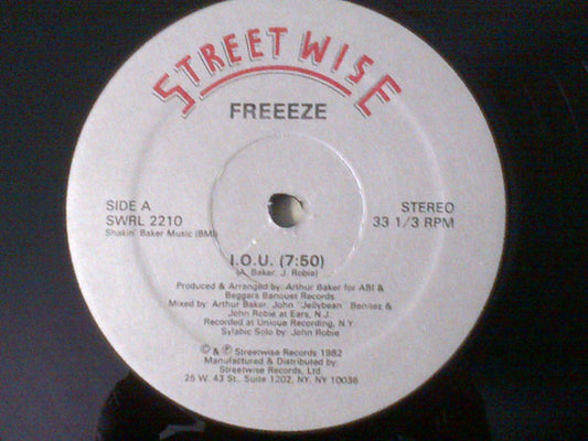 Freeez - I.O.U.