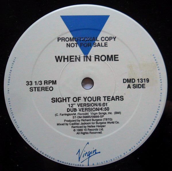 Sight Of Your Tears When In Rome