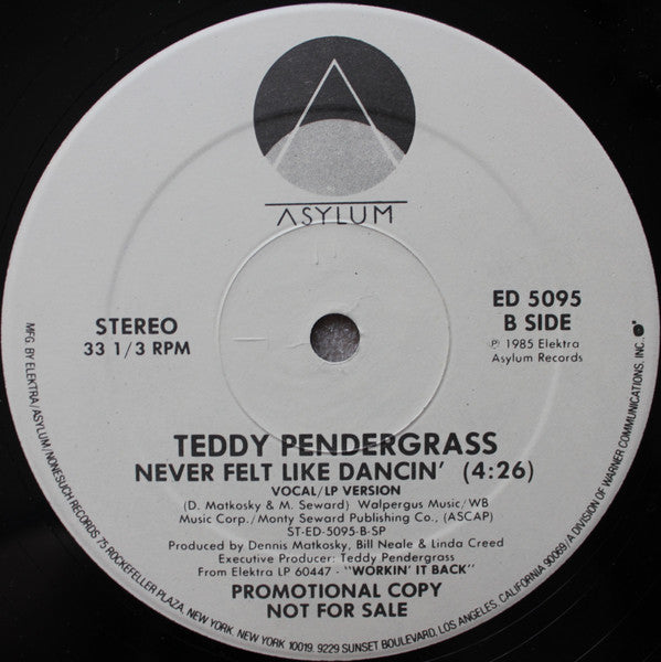 Never Felt Like Dancin' Teddy Pendergrass