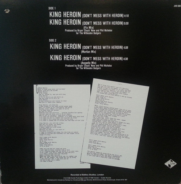 King Heroin (Don't Mess With Heroin) Jazzy Jeff