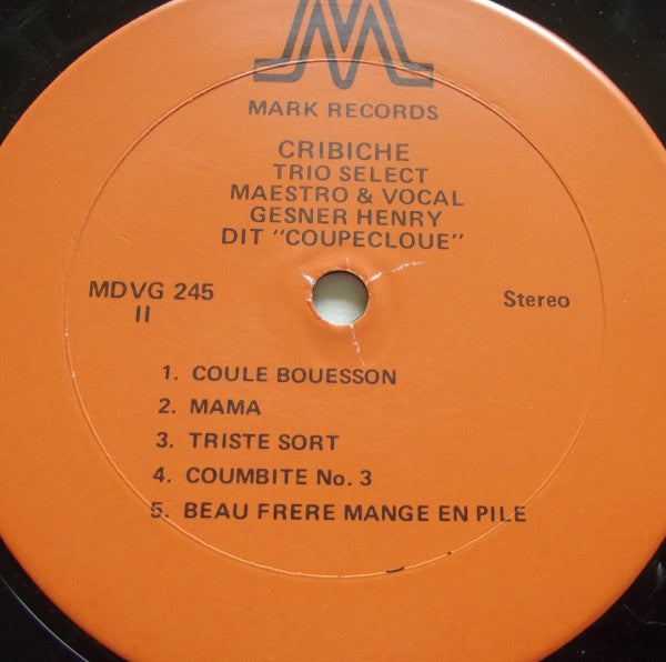 Cribiche Trio Select,Gesner Henry