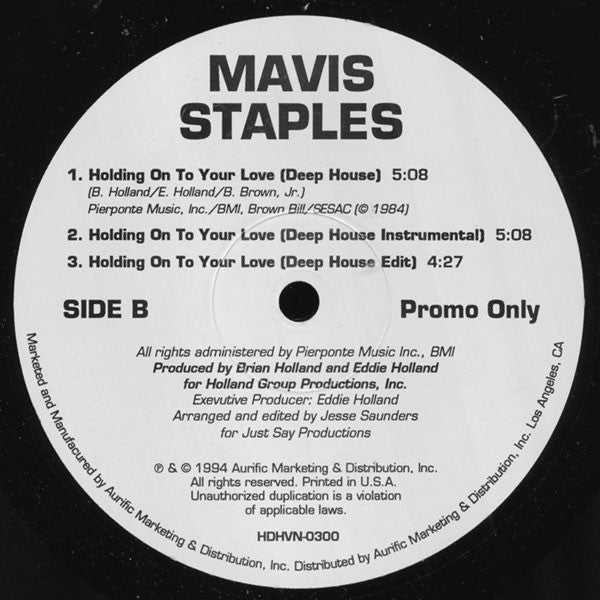 Holding On To Your Love Mavis Staples
