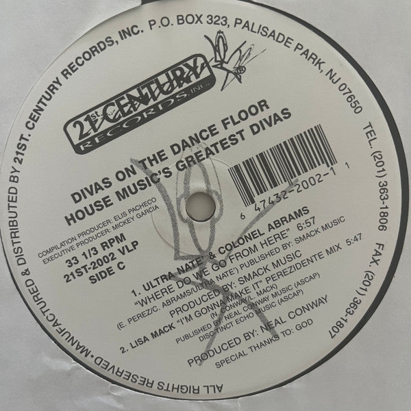 Divas On The Dancefloor (House Music's Greatest Divas) Various