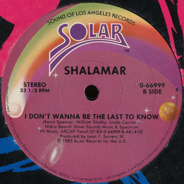 Dead Giveaway Shalamar