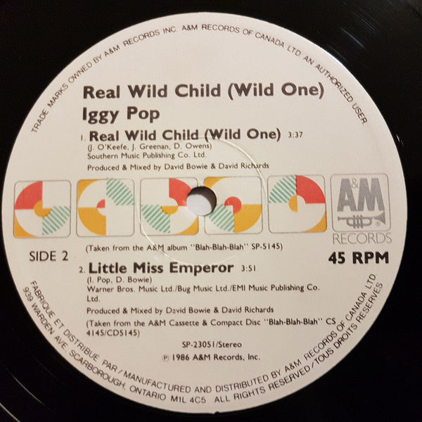 Real Wild Child (Wild One) Iggy Pop