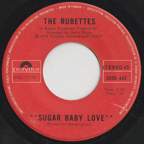 The Rubettes - Sugar Baby Love