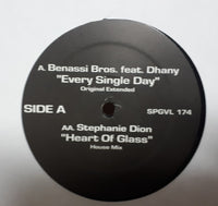 Rectangle Triangle band album cover featuring artwork for "Every Single Day," "Heart Of Glass," "Together," and Rock N' Music.