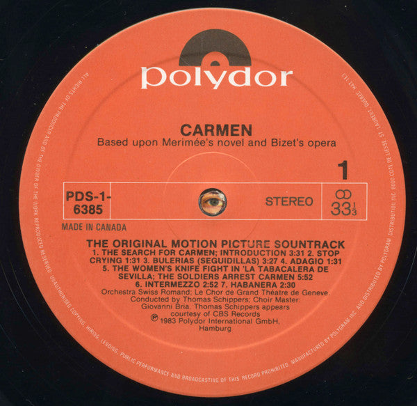 Carmen - The Original Motion Picture Soundtrack