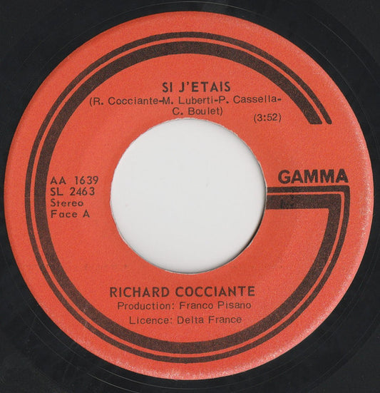 Richard Cocciante* - Si J'Etais