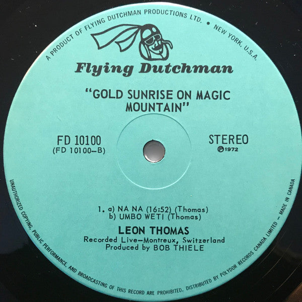 Gold Sunrise On Magic Mountain Leon Thomas