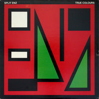 Colorful rectangle and triangle shapes from True Colours by Rectangle Triangle, abstract geometric art on a white background.