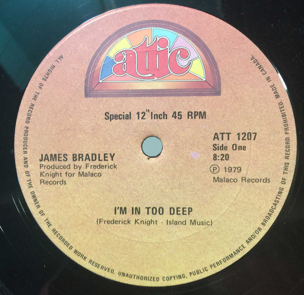 I'm In Too Deep / I Can't Get Enough Of Your Love James Bradley (2)