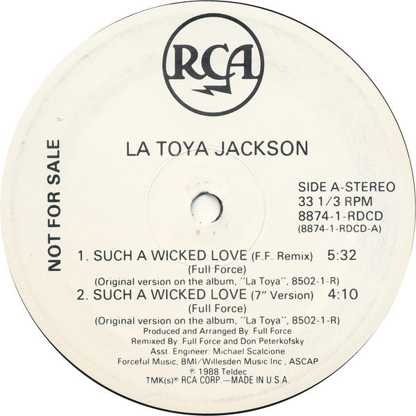 Such A Wicked Love La Toya Jackson
