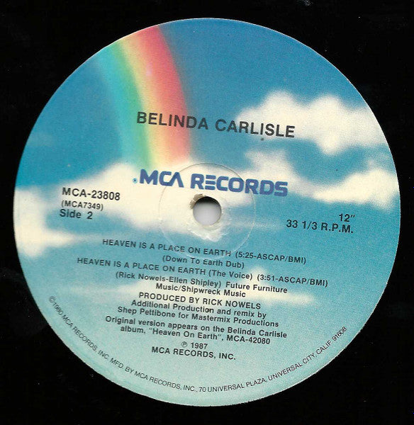 Heaven Is A Place On Earth (12" Version) Belinda Carlisle