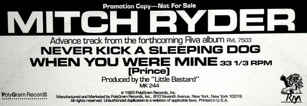 When You Were Mine Mitch Ryder