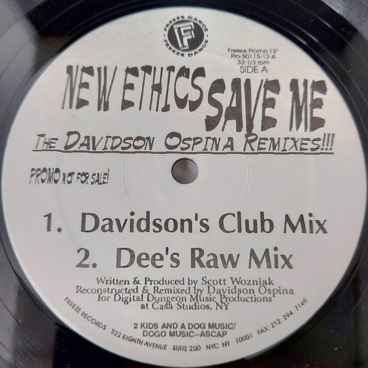Rectangle Triangle Save Me by Davidson Ospina Remixes album cover featuring abstract geometric shapes and vibrant colors.