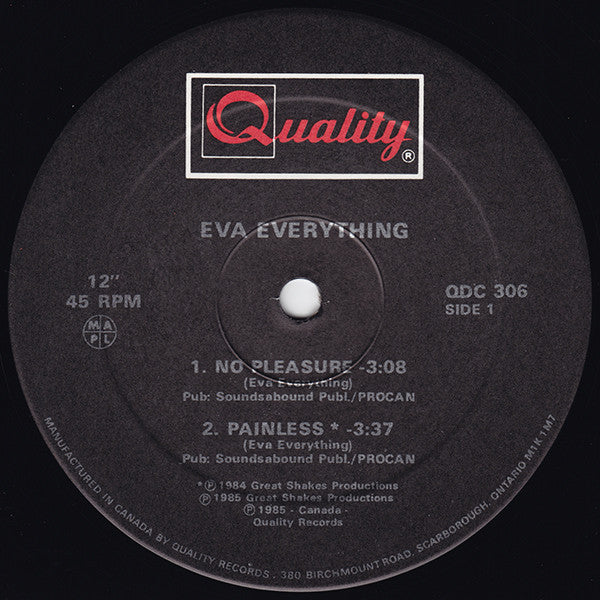 No Pleasure / Painless Eva Everything