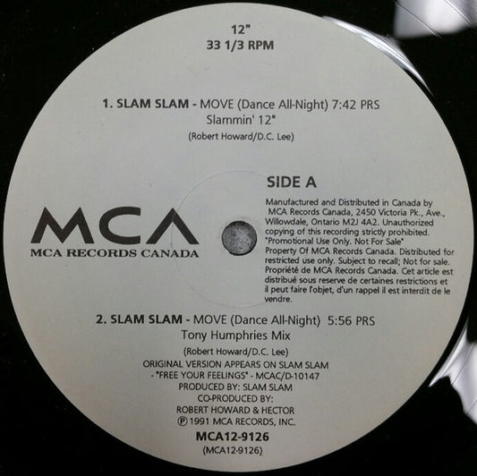 Slam Slam / Young Black Teenagers / The Fixx - Move! / To My Donna / How Much Is Enough