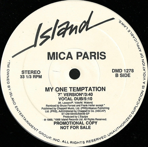 My One Temptation