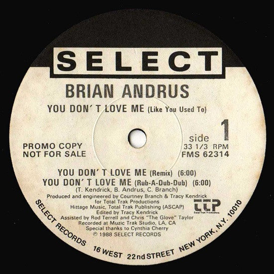 You Don't Love Me (Like You Used To) Brian Andrus