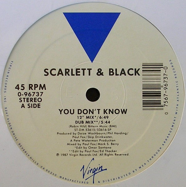 You Don't Know Scarlett & Black