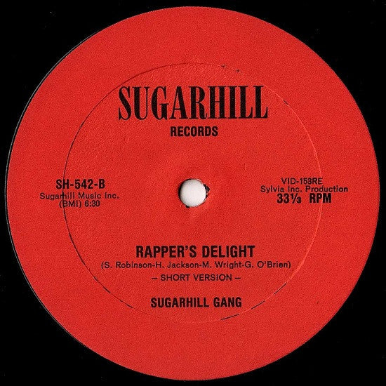 Rapper's Delight Sugarhill Gang