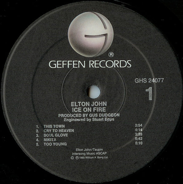 Ice On Fire Elton John